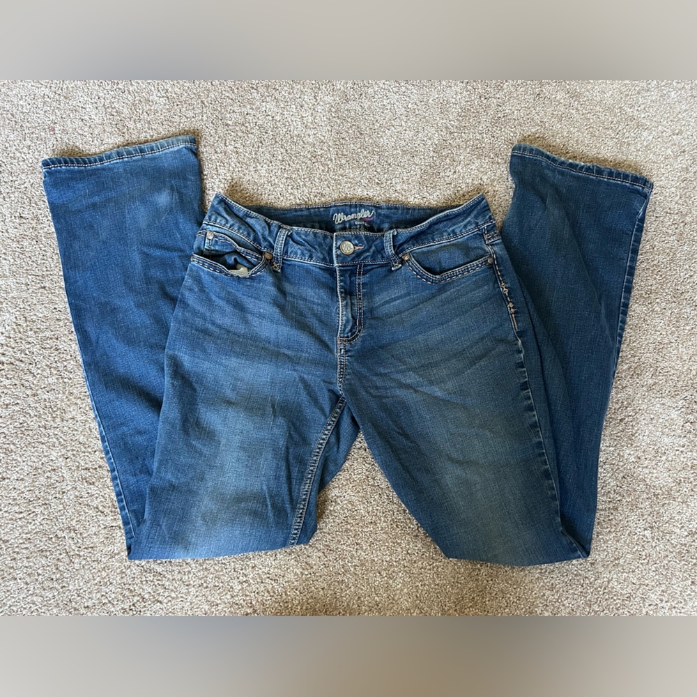 Blue Wranglers size 11/12 X 34